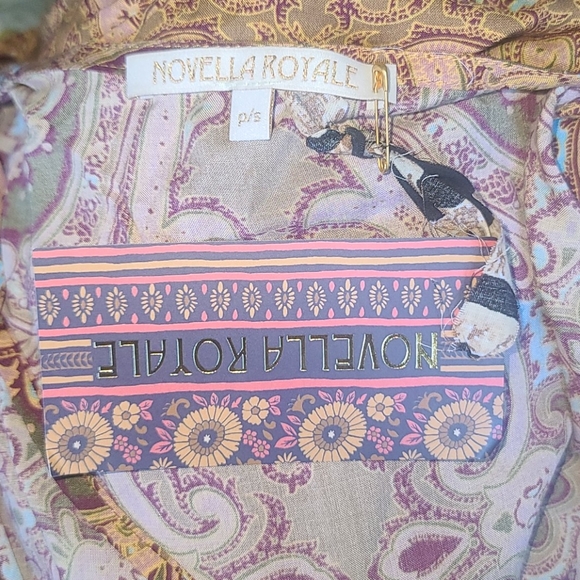 New Novella Royale Margot Caftan Rust Moroccan Sun - Picture 10 of 16